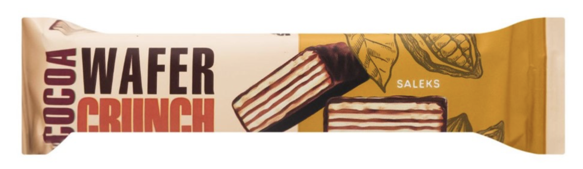 Вафлі глазуровані Вафельний кранч з какао 34г